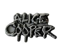 Rock Off officially licensed products Alice Cooper Dripping Logo Pin Badge One Size