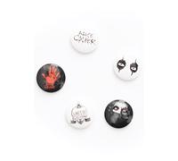 Alice Cooper - Eyes Pack Of 5 - Button Set - multicolored - Onesize - Metal Alloy Onesize