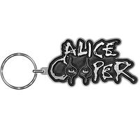 Alice Cooper Eyes Unisex Pendant Key Chain Silver Zinc Alloy