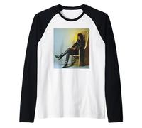 Alice Cooper Godfather Of Shock Rock Portrait 1987 Raglan Baseball Tee