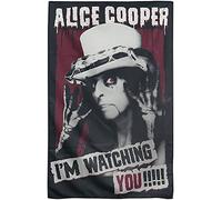 Alice Cooper I'm Watching You Black Textile Flag 66x105cm
