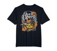 Alice Cooper Jack O Lantern T-Shirt, Men's Big and Tall, Black, 4X Tall