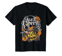 Alice Cooper Jack O Lantern T-Shirt, Youth, Black, Medium