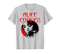 Alice Cooper - Madhouse Photo On Silver T-Shirt, Men, Silver Grey, XX-Large