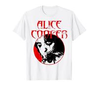 Alice Cooper - Madhouse Photo On White T-Shirt