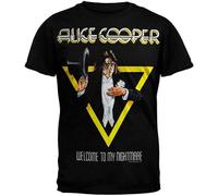 Alice Cooper Mens Welcome to My Nightmare T Shirt L Black