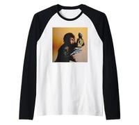 Alice Cooper Poison Singer Gothic Rock Photo 1987 Raglan Baseball Tee