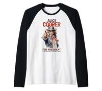 Alice Cooper - Presidential Portrait Raglan Baseball Tee
