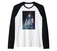 Alice Cooper Rock Singer On Hey Stoopid Tour Wembley Raglan Baseball Tee