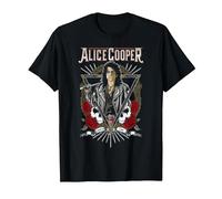 Alice Cooper Roses T-Shirt, Men, Black, X-Large