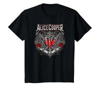 Alice Cooper Wiltern 2010 Tour T-Shirt, Youth, Black, X-Small