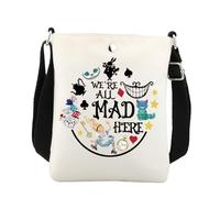 Alice Crossbody Bag Princess Alice Gifts Alice Inspired Gift Alice and Wonderland Gifts We're All Mad Here Cell Phone Purse