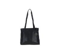 'Alice' Elegant Real Leather Shoulder Bag Ashwood Leather Black One Size