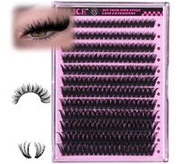 ALICE Fluffier Wispy Lash Clusters Eyelash Clusters Spiky Anime Cluster Eyelash Extensions 240pcs 100D 12-22mm CC- Curly Individual Lashes Fairy Volume Salon Lash Extensions DIY at Home