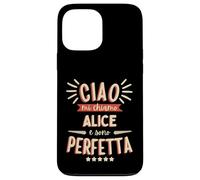 Alice Idea Regalo Personalizzata Amica Nome Divertente Case for iPhone 13 Pro Max