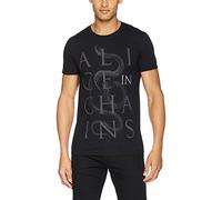 Alice In Chains Men's Alice Snakes Short Sleeve T-Shirt, Black, XX-Large