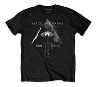 Alice in Chains Rainier Fog Mountain Official Tee T-Shirt Mens Unisex (X-Large) Black