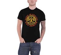 Alice in Chains T Shirt Pine Emblem Band Logo Official Mens Black M