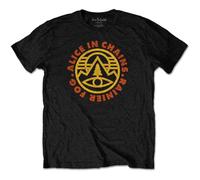 Alice in Chains T Shirt Pine Emblem Band Logo Official Mens Black XXL