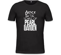 Alice in The Temple of Pearl Garden Mens T-Shirt Black