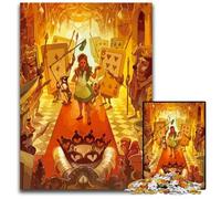 Alice in Wonder 1000Pc Adults Jigsaw Puzzle Jigsaw Puzzles Challenging DIY Brain Teaser Perfect Family Game Or Decorative Gift 1000 PCS(75x50cm)