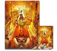 Alice in Wonder Adult Jigsaw Puzzles 1000 Pieces Paper Jigsaw Puzzles Family Activity Brain Teaser Home Decor 1000 PCS(38x26cm)