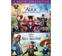 Alice in Wonderland/Alice Through the Looking Glass DVD (2016) Johnny Depp,