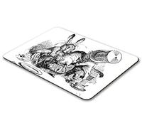 Alice in Wonderland Artwork Placemat - Tea Fight Scene - John Tenniel - 23 x 32cm - Wipe Clean, Scratch Proof and Heat Proof