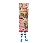 Alice in Wonderland Bookmark - Amazing Illustration and Moulded Alice feet - Book Lovers Gift