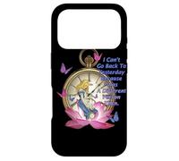 Alice in Wonderland Can't Go Back to Yesterday Quote Case for iPhone 17 Pro