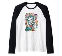 Alice in Wonderland Caterpillar Book Nook Party Raglan Baseball Tee