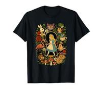 Alice in Wonderland Characters Lewis Carroll Illustration T-Shirt