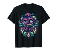 Alice In Wonderland Cheshire Cat All Mad Here T-Shirt