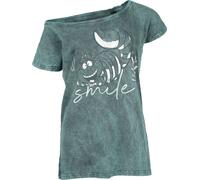 Alice in Wonderland Cheshire Cat - Smile T-Shirt blue S