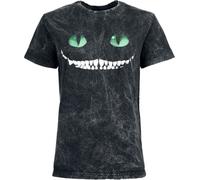 Alice in Wonderland Cheshire Cat Smile Womens' T-shirt T-Shirt grey XXL