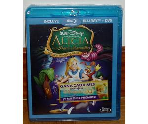 Alice In Wonderland Classic Disney No. 13 Blu Ray + DVD Sealed