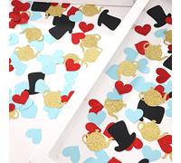 Alice In Wonderland Confetti - Alice In Onederland 1st Birthday Girl, Tea Time Themed Baby Shower, Fun Table Throw Decorations, Princess Teacup Party Favor