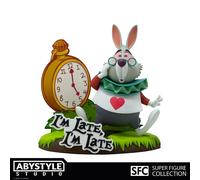 Alice In Wonderland Disney White Rabbit I'm Late SFC Super Figure PVC Statue