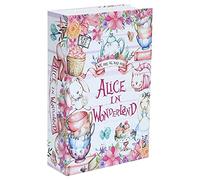 Alice in Wonderland Diversion Safe with Real Pages, Key Lock Book Safe