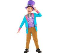 Rubies Official Eccentric Hatter Costume, Childrens Fancy Dress, Size Age 5-6 Halloween