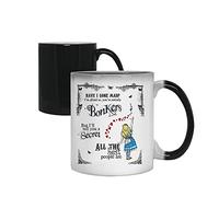 Alice in Wonderland Have I Gone Mad Birthday Gift Secret Santa Bonkers Hearts Coffee Tea Mug Unique Magic Mug Ceramic Mug.