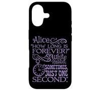 Alice in Wonderland 'How long is forever' (Purple) Case for iPhone 17