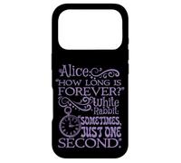Alice in Wonderland 'How long is forever' (Purple) Case for iPhone 17 Pro