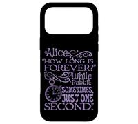 Alice in Wonderland 'How long is forever' (Purple) Case for iPhone 17 Pro Max