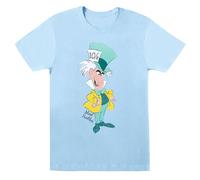 Alice In Wonderland Mad Hatter Classic T-Shirt Disney Baby Blue 5-6 Years
