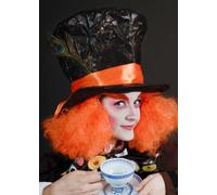 Alice In Wonderland Mad Hatter Style Bushy Orange Eyebrow Make-Up Kit