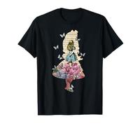 Alice In Wonderland Magical Garden Vintage Book T-Shirt