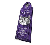 Alice in Wonderland Magnetic Bookmark - Cheshire Cat - I'm Not Crazy