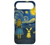 Alice in Wonderland Meets Starry Night Van Gogh Art Mashup Case for iPhone Air