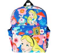 Alice in Wonderland Mini Backpack Set - Bundle with 12" Disney Small Backpack Plus Stickers, More | Alice in Wonderland Small Bag for Women, Teens, Girls